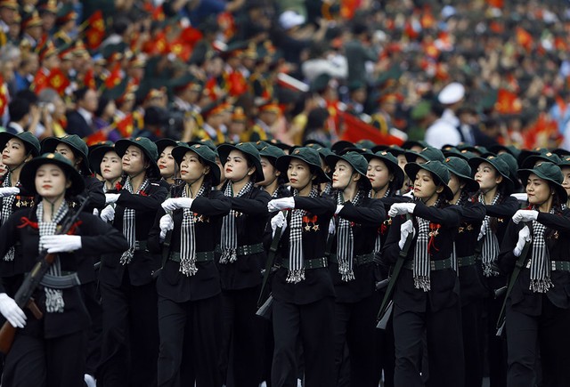 Khối nữ Du kích miền Nam.