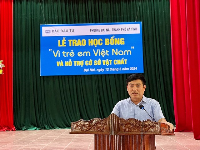 Ông Phạm Mạnh Hiền, Chủ tịch UBND phường Đại Nài.