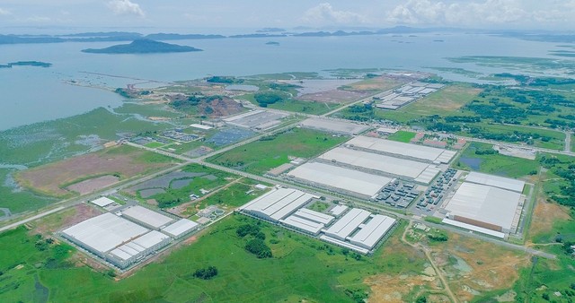 Dự án tấm silic đơn tinh thể và thanh silic đơn tinh thể quang điện Gokin Solar Hải Hà Việt Nam chọn đầu tư tại Khu công nghiệp Texhong Hải Hà với tổng mức đầu tư 275 triệu USD. Ảnh: Khu công nghiệp Texhong Hải Hà.