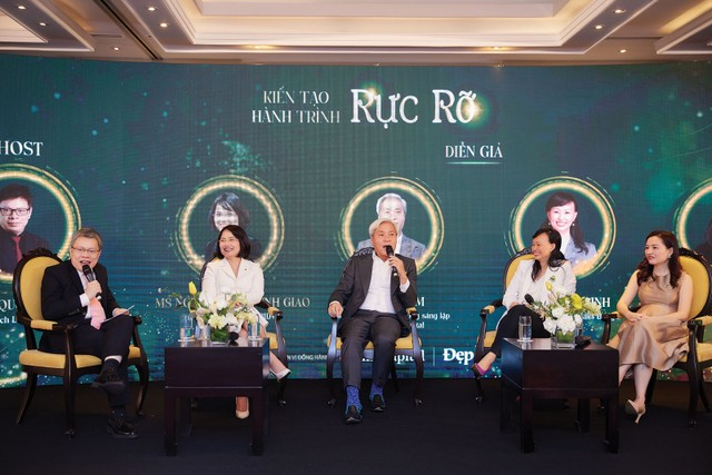 Các diễn giả tham dự chương trình tọa đàm BIDV Women &amp; Wealth