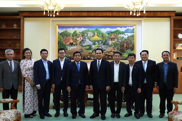 Tại cuộc làm việc, hai bên ghi nhận những kết quả đạt được của Ủy ban hợp tác hai nước trong thời gian qua. (Ảnh: MPI)