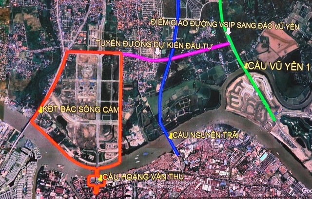 Sơ đồ tuyến đường.