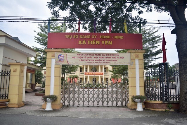 UBND xã Tiền Yên. Ảnh: Nhật Linh