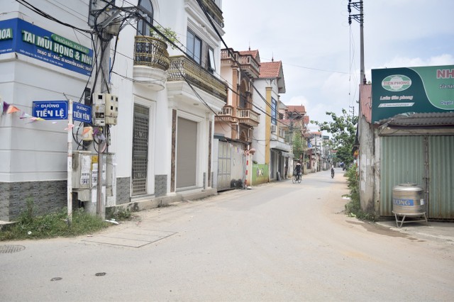 Giá bất động sản thổ cư gần khu Lòng Khúc cũng đã bật tăng chóng mặt. Ảnh: Nhật Linh