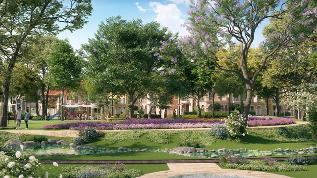 Hệ thống công viên tại Sun Urban City sẽ đáp ứng tối đa nhu cầu của cư dân.
