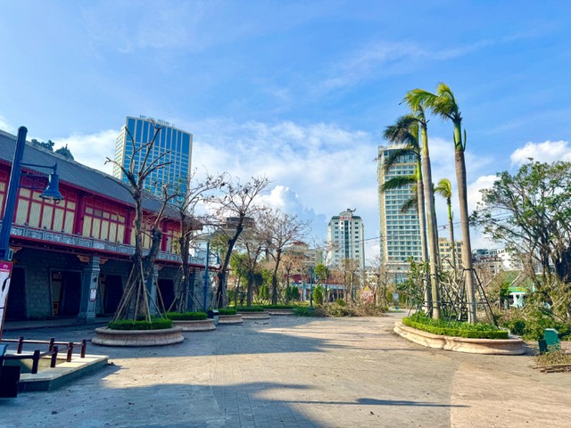 Cảnh quan công viên đã được chỉnh trang, khôi phục