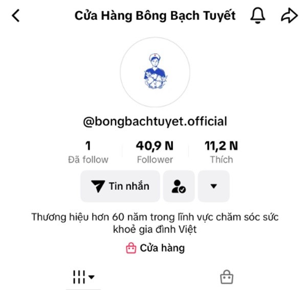 Thương hiệu Bông Bạch Tuyết đang tìm cách sống dậy nhờ kênh bán hàng trên nền tảng mạng xã hội.