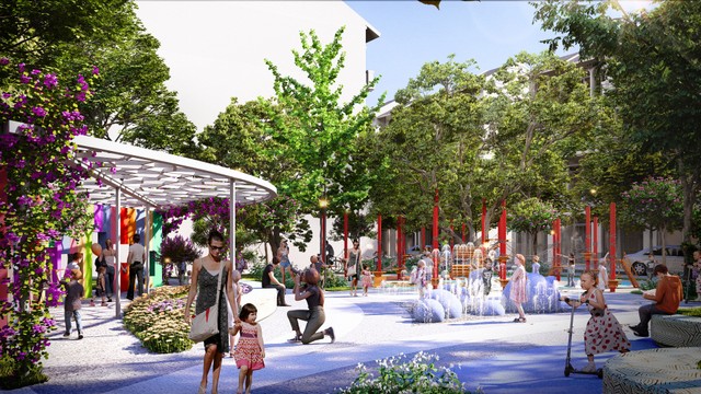 Phối cảnh vườn Kim Bảng