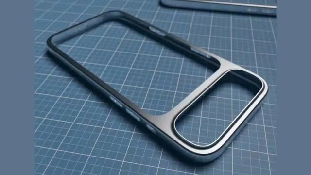 Khung viền cho thấy iPhone 17 Pro sẽ có thiết kế mới. Ảnh: PhoneArena