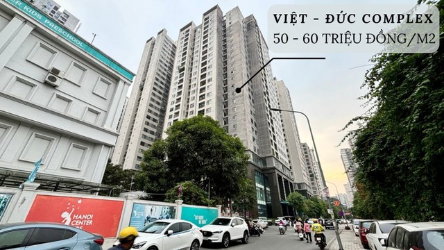 Sau 7 năm, giá căn hộ tại dự án Việt - Đức Complex đã tăng gấp 2 - 2,5 lần. Ảnh: Thanh Vũ Sau 7 năm, giá căn hộ tại dự án Việt - Đức Complex đã tăng gấp 2 - 2,5 lần. Ảnh: Thanh Vũ
