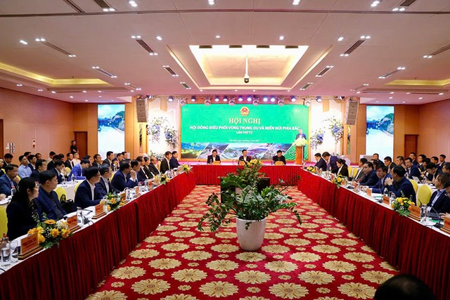 Hội nghị Hội đồng điều phối vùng Trung du và miền núi phía Bắc lần thứ tư. Ảnh: MPI