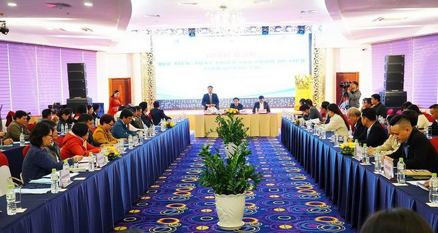 Diễn đàn xúc tiến, phát triển sản phẩm du lịch tỉnh Quảng Trị 2024. Ảnh: Mỹ Hạnh Diễn đàn xúc tiến, phát triển sản phẩm du lịch tỉnh Quảng Trị 2024. Ảnh: Mỹ Hạnh