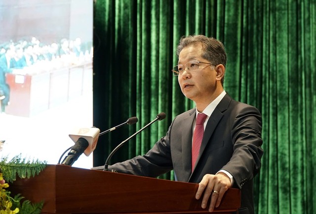 Bí thư Đà Nẵng Nguyễn Văn Quảng phát biểu tại Hội nghị. Bí thư Đà Nẵng Nguyễn Văn Quảng phát biểu tại Hội nghị.