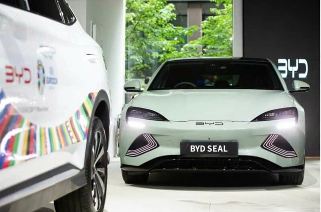 Cửa hàng BYD ở Luân Đôn (Anh). Nguồn: imsilkroad