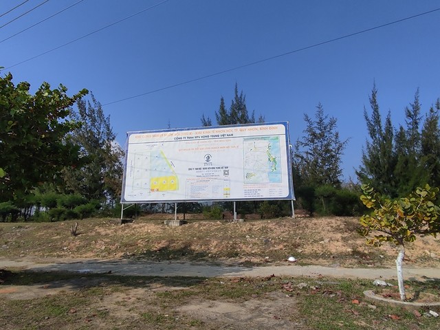 Bảng thông tin quy hoạch Khu công nghiệp Nhơn Hội - Khu B.