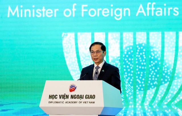 Phó thủ tướng, Bộ trưởng Bộ Ngoại giao Bùi Thanh Sơn. Ảnh: Đức Thanh