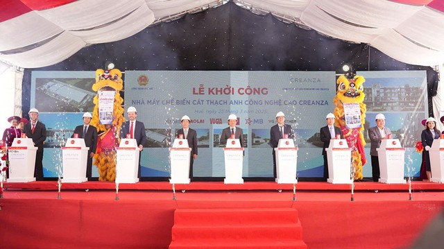 Khởi công Dự án Nhà máy chế biến cát thạch anh công nghệ cao Creanza