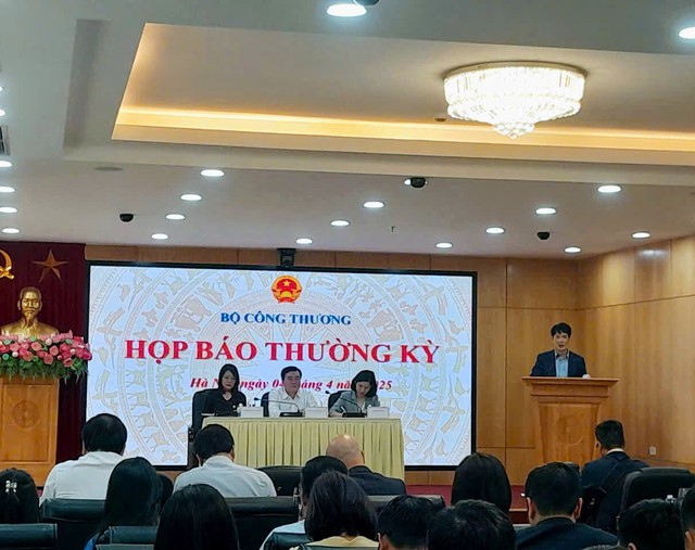 Bộ Công thương họp báo thường kỳ quý I/2025, chiều 4/4.