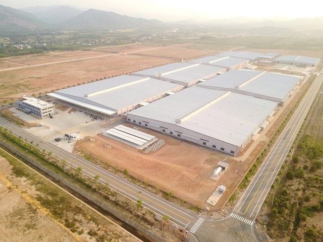 Một dự án FDI tại Khu công nghiệp Becamex Bình Định vừa hoàn thành xây xong nhà xưởng. Ảnh minh họa.