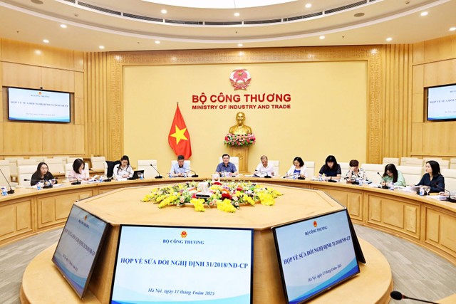 Bộ Công thương họp bàn về sửa đổi Nghị định 31/2018/NĐ-CP. Bộ Công thương họp bàn về sửa đổi Nghị định 31/2018/NĐ-CP.