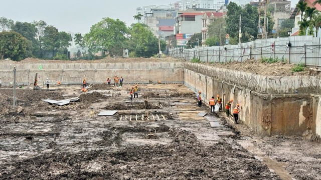 Tại Hà Nội, nhiều dự án nhà ở xã hội đang được gấp rút xây dựng. Ảnh: Thanh Vũ
