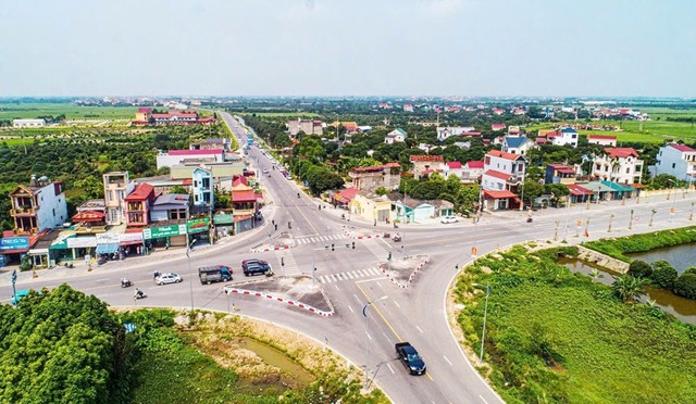 Đường trục Đông - Tây dài 36,6 km đi qua các huyện Thanh Miện, Ninh Giang, Tứ Kỳ. Ảnh: Thành Chung