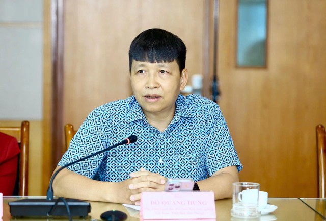 Ông Đỗ Quang Hưng, Phó tổng giám đốc thứ Nhất KCN Việt Nam - Nhật Bản (Hải Phòng) chia sẻ tại Toạ đàm.