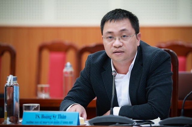 TS. Hoàng Sỹ Thân, Trưởng ban Kế hoạch và Quản lý khoa học, Viện Năng lượng nguyên tử Việt Nam.