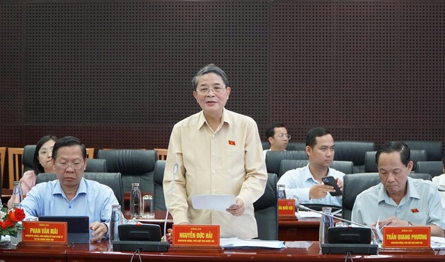 Phó chủ tịch Quốc hội Nguyễn Đức Hải làm việc với thành phố Đà Nẵng.