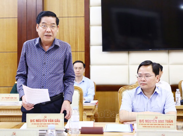 Bí thư Tỉnh ủy Bắc Giang Nguyễn Văn Gấu.