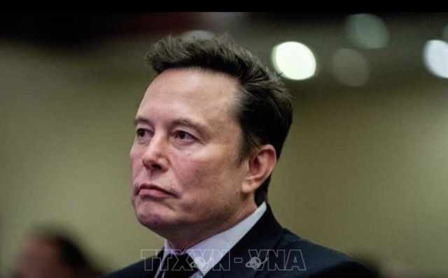 Tỷ phú công nghệ Elon Musk. Ảnh: REUTERS/TTXVN