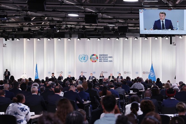 Phiên khai mạc Hội nghị UNOC 3. Ảnh: TTXVN.