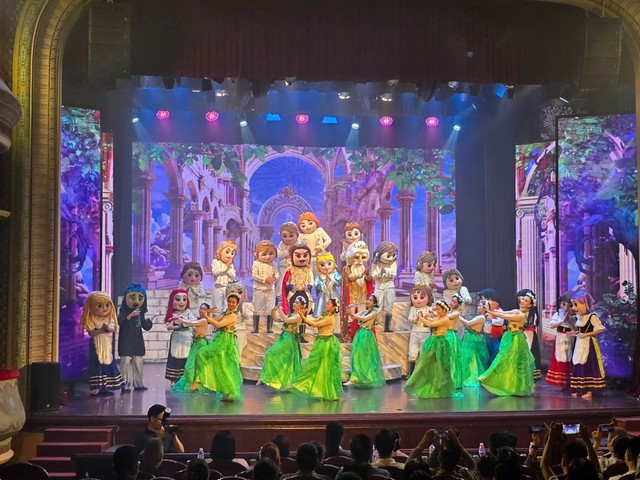 Vở múa rối Bầy chim Thiên Nga trong chương trình Sân khấu truyền hình tháng 5.2025 của TP. Hải Phòng