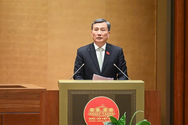 Chủ nhiệm Ủy ban Khoa học, Công nghệ và Môi trường Lê Quang Huy.