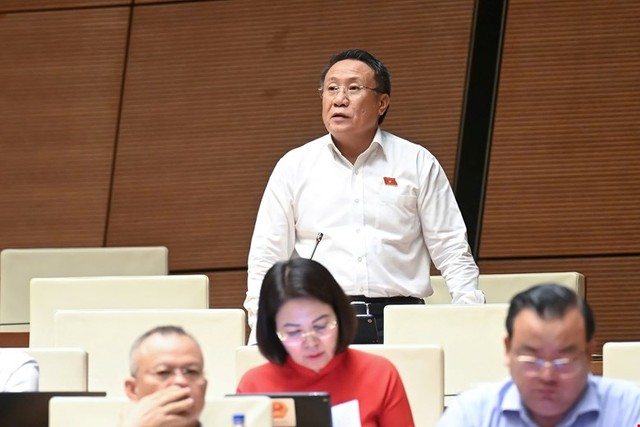 Đại biểu Hà Sỹ Đồng (Quảng Trị) phát biểu tại nghị trường.