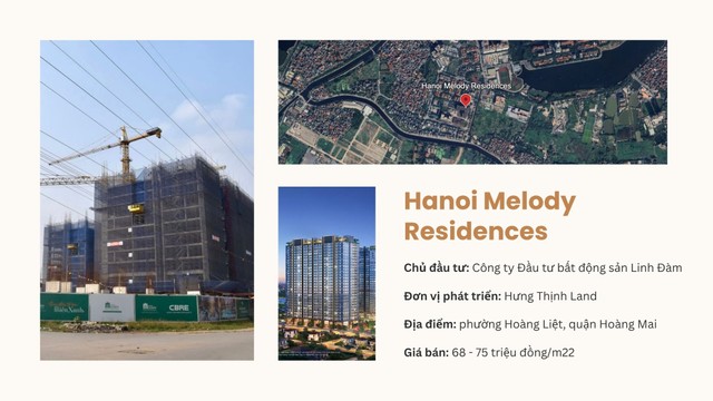 Nhiều dự án đã tái xuất sau khi được khơi thông pháp lý. Hà Nội Melody Residences cũng không phải ngoại lệ.