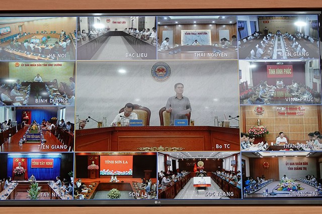 Hội nghị có sự tham gia của đông đảo các Bộ, ngành, địa phương qua hình thức trực tuyến.