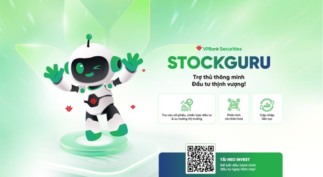 StockGuru – trợ lý AI chuyên về phân tích tài chính – chứng khoán, được tích hợp vào nền tảng NEO Invest.
