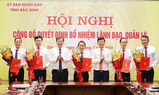 Một số lãnh đạo sở, ban, ngành vừa được bổ nhiệm.