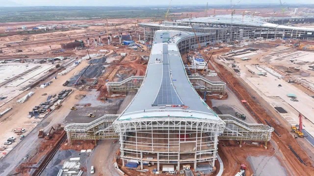 VINACONEX đang triển khai thi công cầu ống lồng thứ 6 tại Nhà ga hành khách - Cảng HKQT Long Thành, dự án trọng điểm có ý nghĩa đặc biệt quan trọng của đất nước