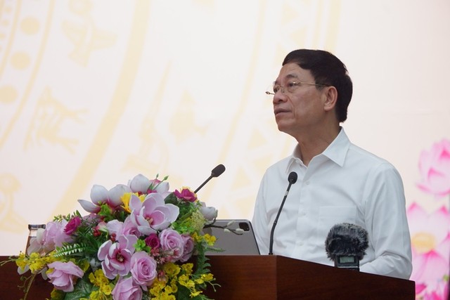 Bộ trưởng Bộ Khoa học và Công nghệ Nguyễn Mạnh Hùng dành gần 2 tiếng đồng hồ để chia sẻ về sự phát triển khoa học công nghệ, đổi mới sáng tạo của Việt Nam trong bối cảnh mới.