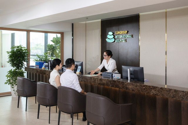 Bệnh viện Mặt Trời có không gian tiện nghi được vận hành theo tiêu chuẩn 5 sao. Ảnh: Bệnh viện Mặt Trời Bệnh viện Mặt Trời có không gian tiện nghi được vận hành theo tiêu chuẩn 5 sao. Ảnh: Bệnh viện Mặt Trời