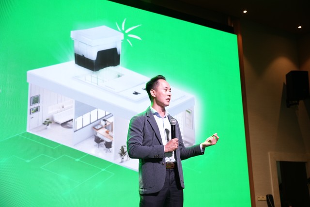 Ông Nguyễn Đặng Thiên Tú, Giám đốc điều hành Kênh phân phối, Schneider Electric Việt Nam chia sẻ tại buổi ra mắt sản phẩm.