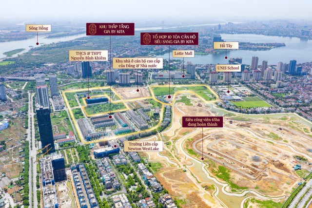 GIA22 đang ở “vùng giá mềm” hiếm hoi của phân khúc biệt thự hạng sang nội đô. Ảnh: KITA Group