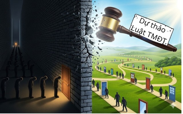 Dự thảo Luật Thương mại điện tử là một nỗ lực kiến tạo một môi trường cạnh tranh thực sự Dự thảo Luật Thương mại điện tử là một nỗ lực kiến tạo một môi trường cạnh tranh thực sự