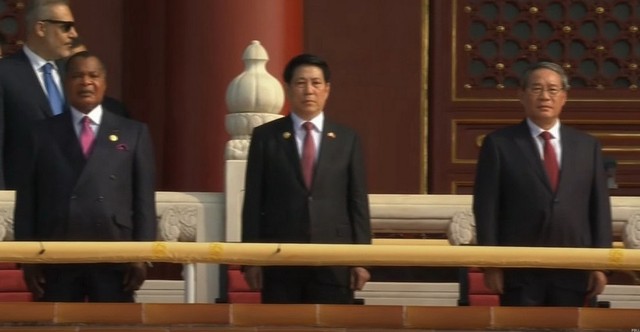 Chủ tịch nước Lương Cường dự Lễ duyệt binh kỷ niệm 80 năm chiến thắng phátxít của nhân dân thế giới.