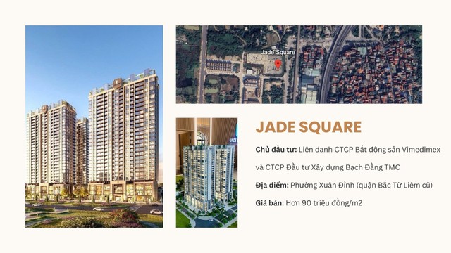 Dự án Jade Square đã "hồi sinh" sau khi được tháo gỡ vướng mắc pháp lý.