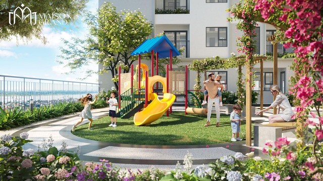 Grand Kid - Không gian vui chơi ngoài trời lý tưởng cho trẻ em tại Maison Grand