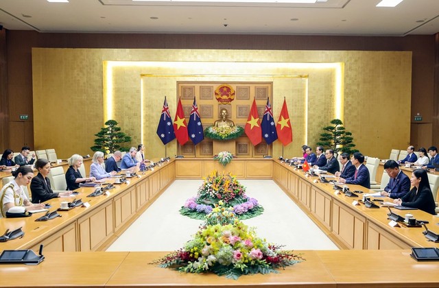 Toàn cảnh buổi hội kiến.