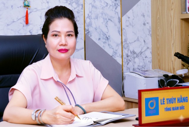 Bị can Lê Thúy Hằng, thời điểm còn là Tổng giám đốc SJC.